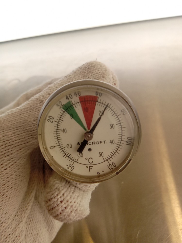 Ashcroft Metal Thermometer