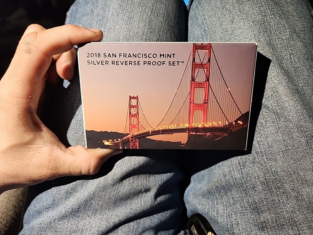 2018 Silver  Proof Set  ***SAN FRANCISCO REVERSE PROOF***