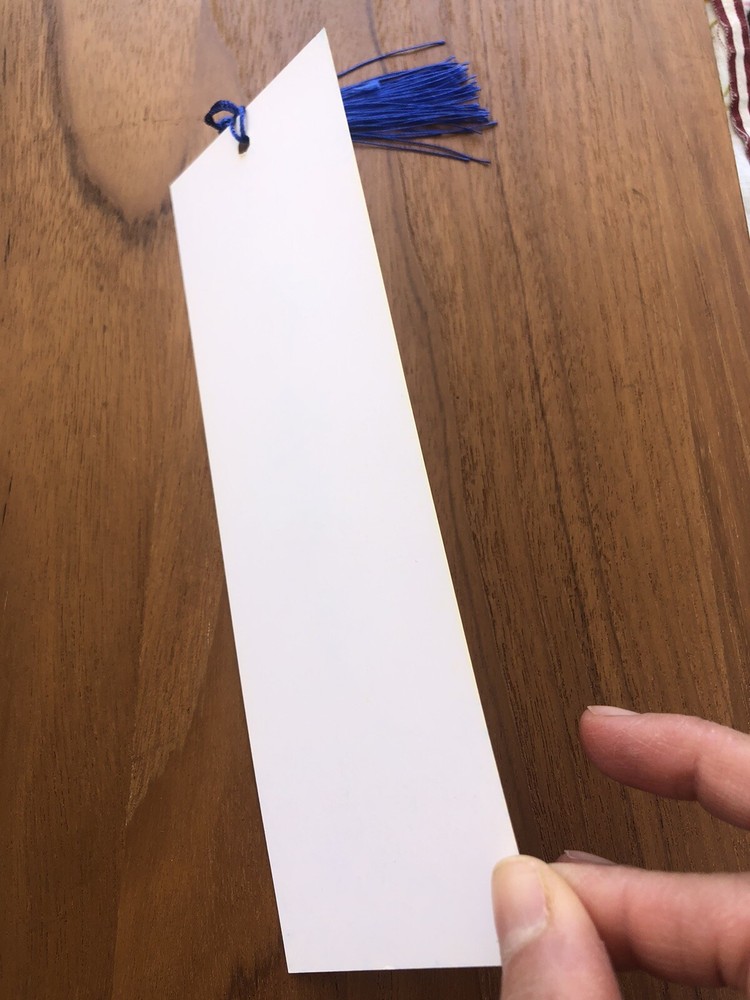 Handwritten Chinese Calligraphy Gilding Pattern Sprinkle Gold Bookmark 前途無量