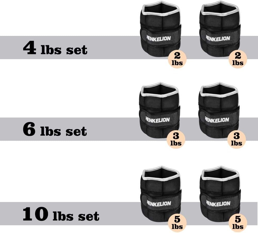 Versatile 5 lbs Ankle Weights for Strength Training - Cotton & Neoprene
