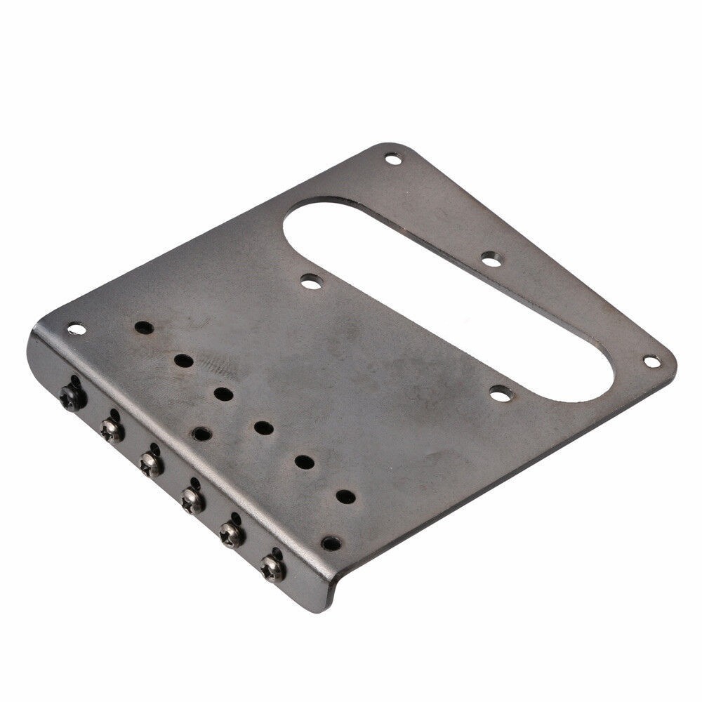 6 String Saddle Volume Control Electric Guitar Bridge Plate For Fender Tele