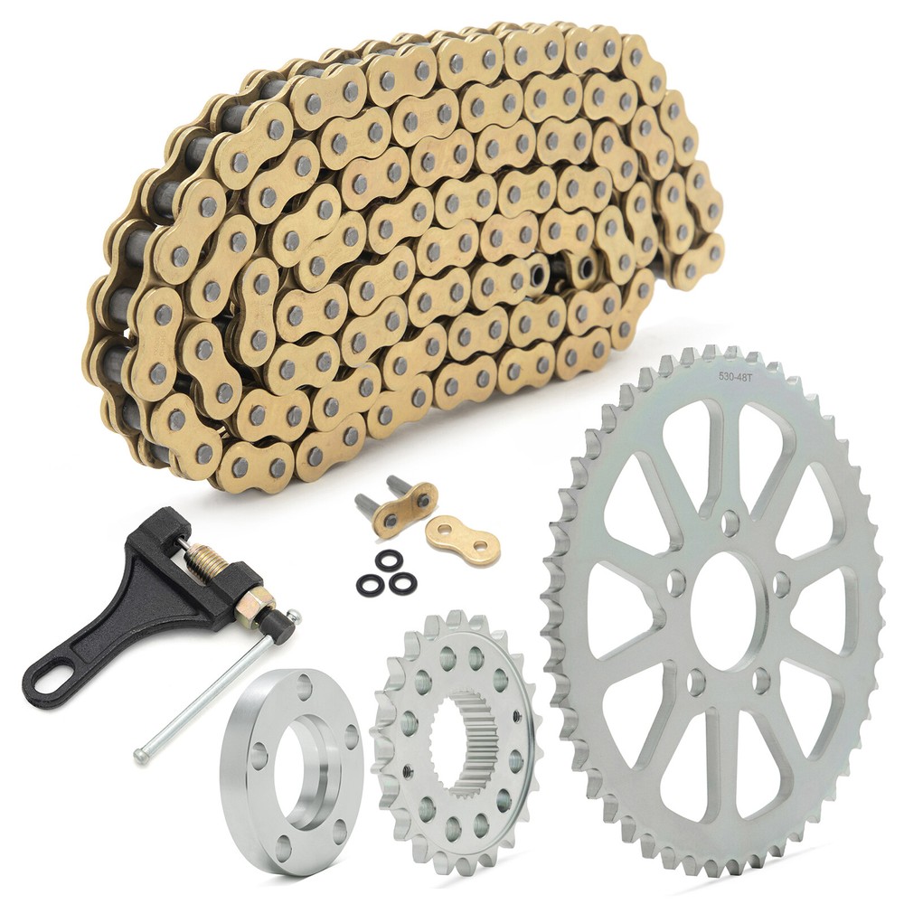 Softail 00-06 22T Front 48T Rear Chain Drive Sprocket Conversion Kit for Harley