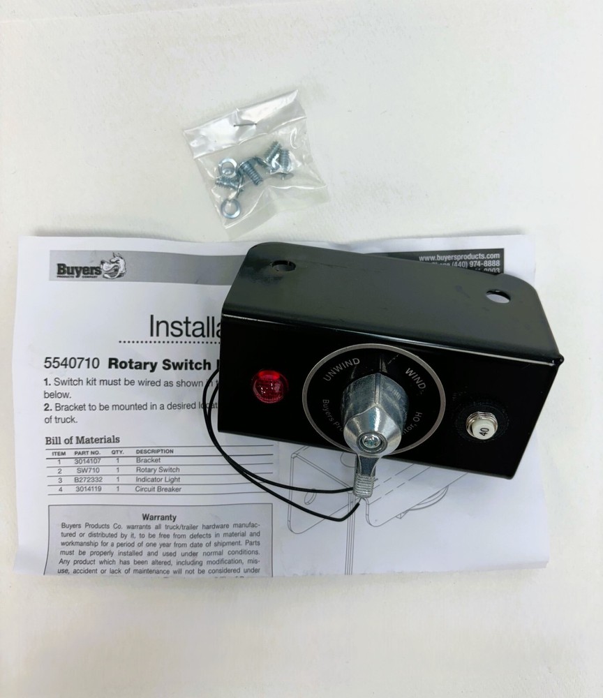 Rotary Switch Kit Buyers 5540710