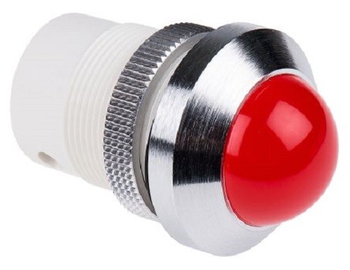 SIGNAL CONSTRUCT Indicator Red, 230 V Screw Termination - SMQS22038
