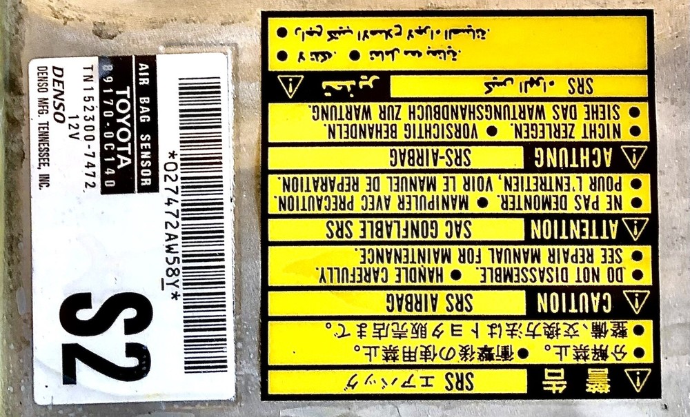 2005-07 TOYOTA SEQUOIA SRSAIR BAG SENSOR MODULE COMPUTER OEM