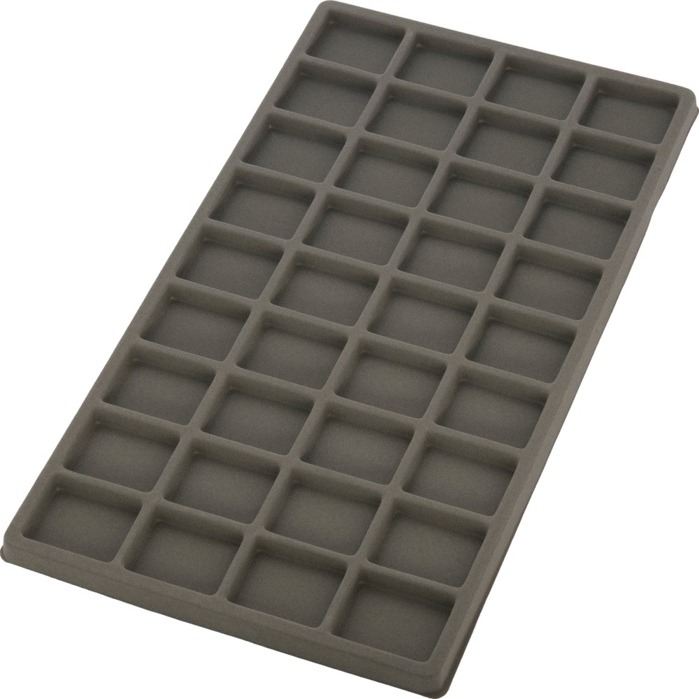 5 Gray 36 Compartment Display Tray Inserts