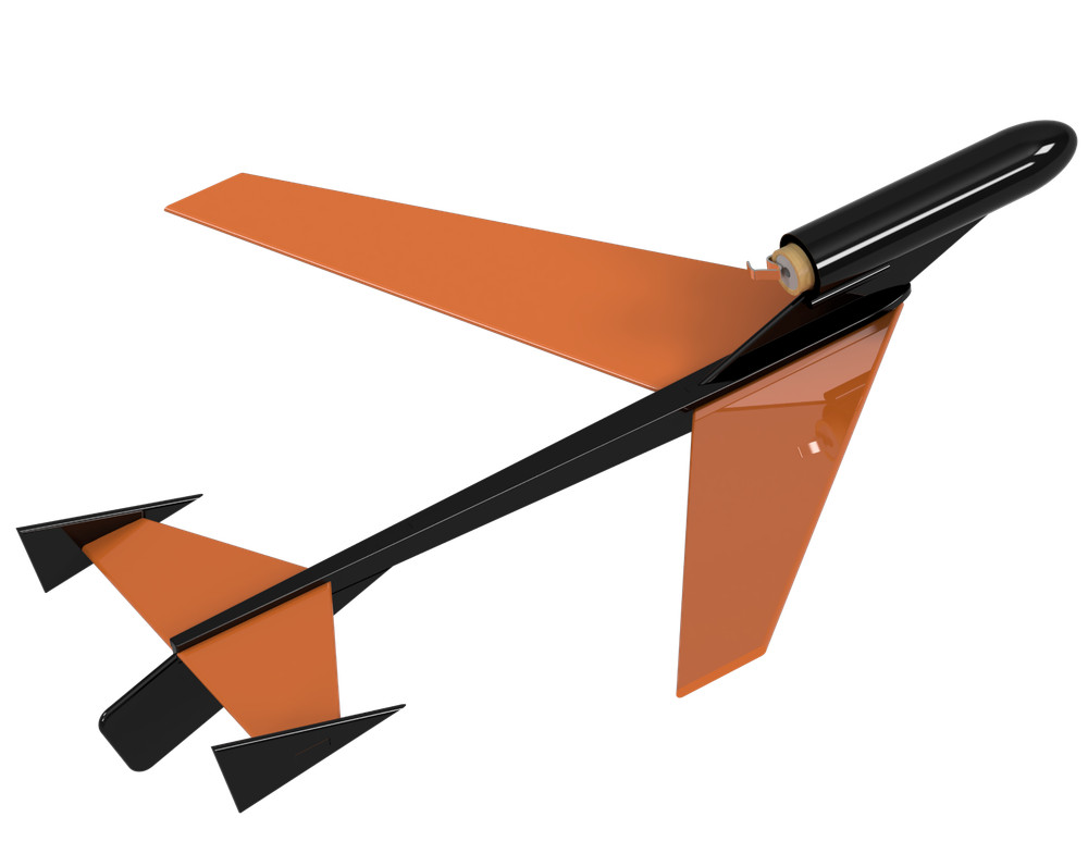 Semroc Flying Model Rocket Kit Hawk KV-65 *New Re-Design*