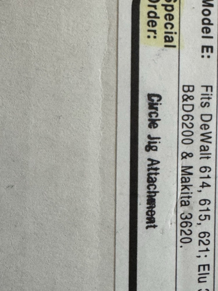 Micro Fence Circle Jig Attachment - NEW OPEN BOX