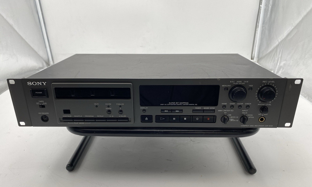 Sony CDR-W33 Professional CD Recorder / Player Rack Mountable