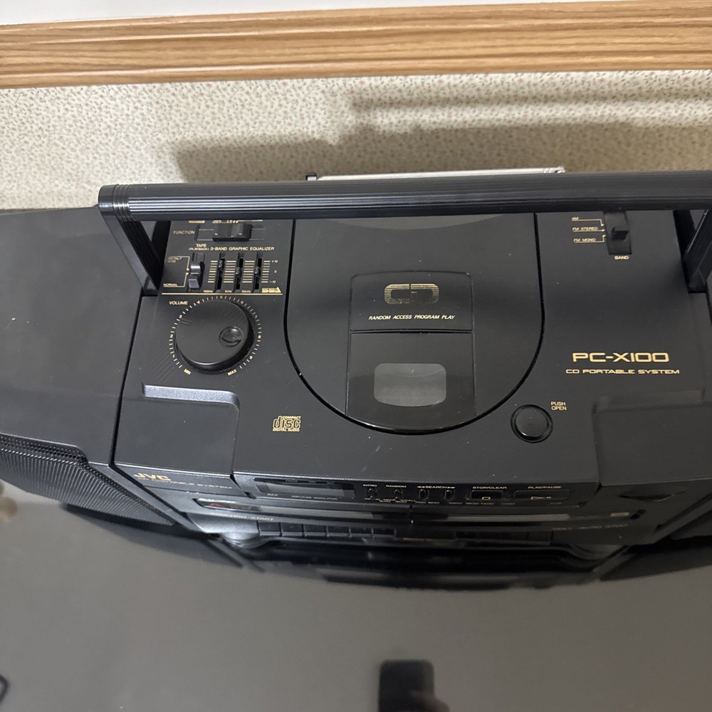 JVC PC-X100 CD PORTABLE SYSTEM