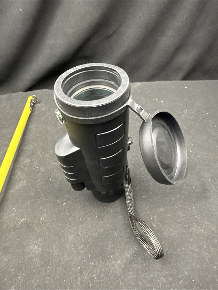 Monocular Scope with Compass Strap Caps Birding Hunting