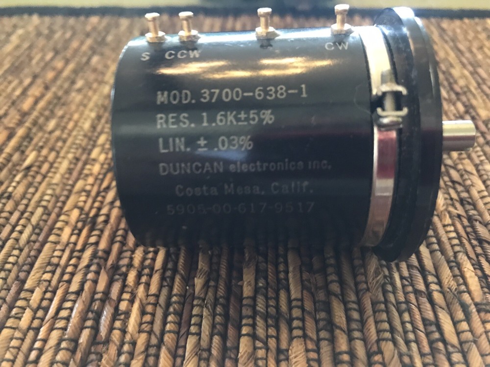 DUNCAN Variable Resistor 1.6k Ohm 5%