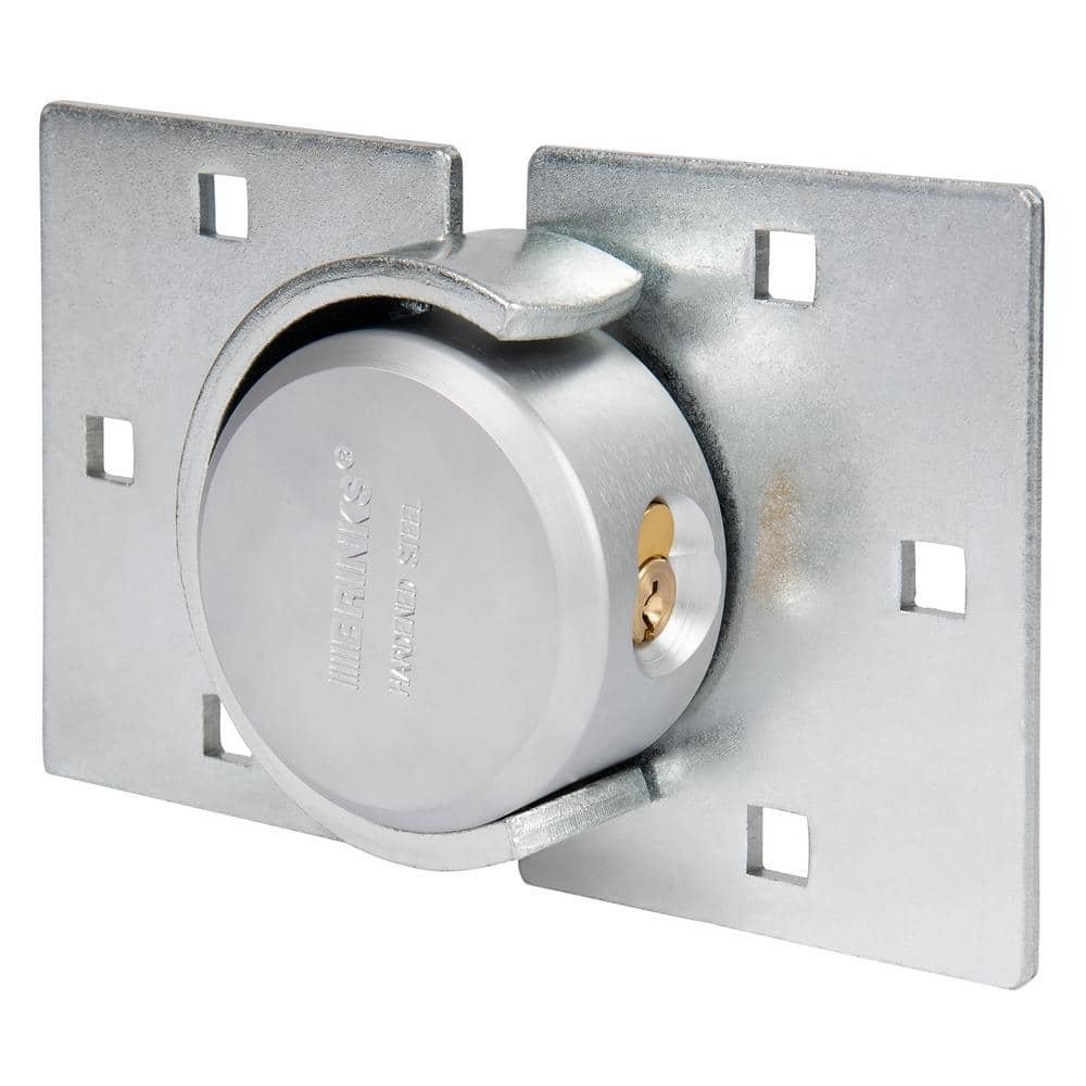 Brinks Combination Puck Lock and Round Hasp
