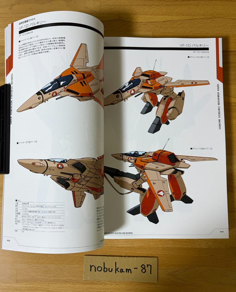 Encyclopedia Macross Valkyrie & Destroid Art Book