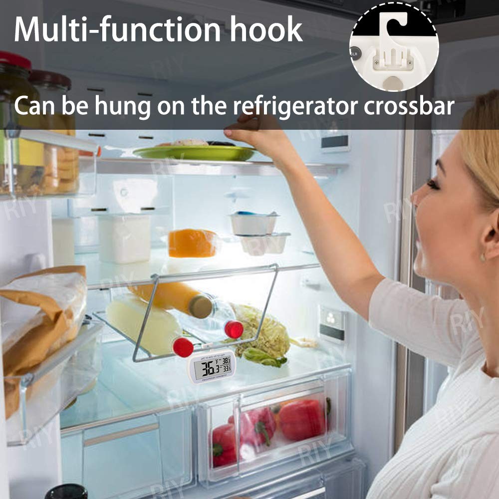 Refrigerator Thermometer Digital Fridge Freeze Room 1 PC