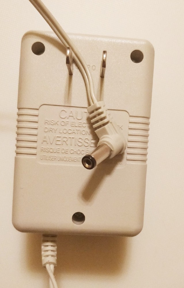 26W 120VAC 12VDC Class 2 POWER SUPPLY for Ionic Breeze Tabletop Sharper Image