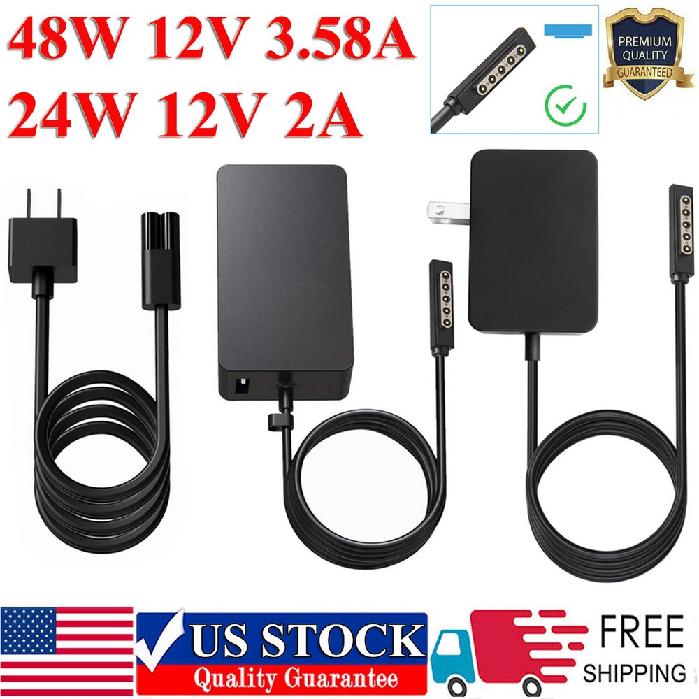 AC Adapter Power Charger For Microsoft Surface Pro 1 2 Surface RT Tablet 1512