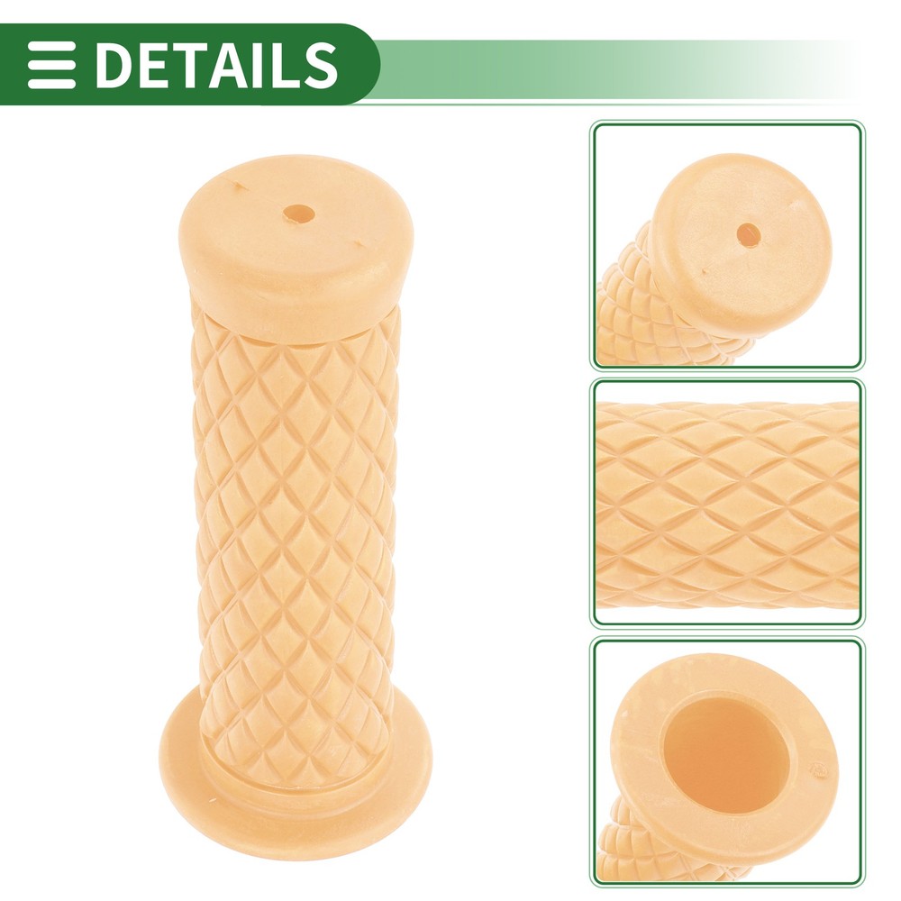 1" 25mm Motorcycle Knobs Handlebar Cover TPU Beige