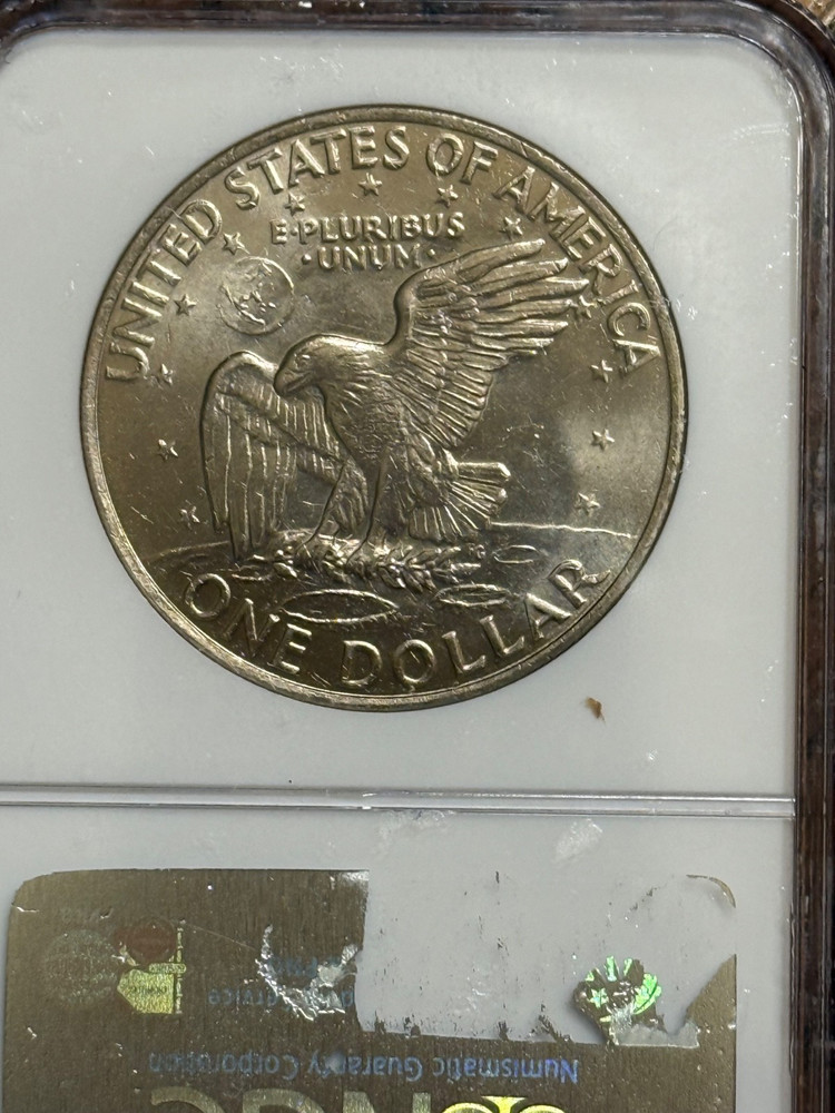1972 P TYPE 1 EISENHOWER DOLLAR - NGC MS 64