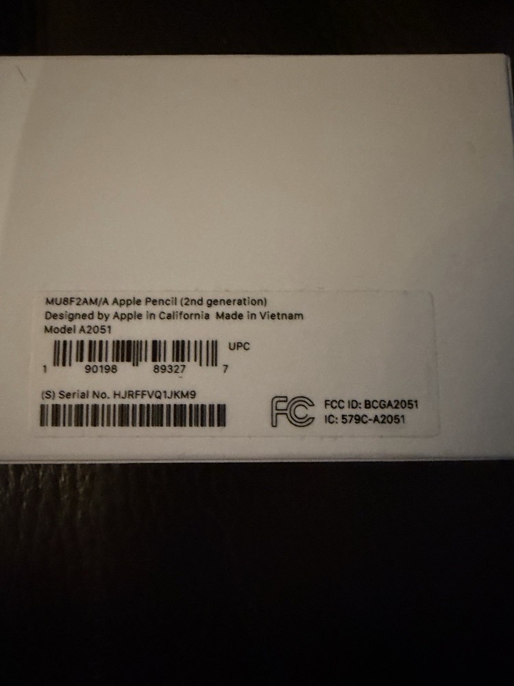 Apple Pencil Stylus (2nd Generation) - White