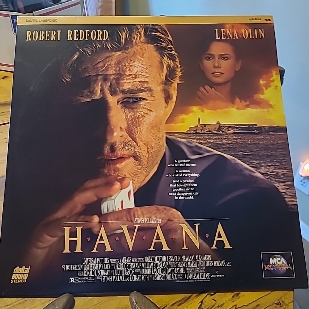 Havana Laserdisc LD Robert Redford