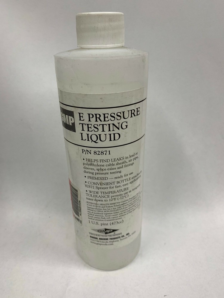 GMP 82871 E Pressure Testing Liquid 16oz
