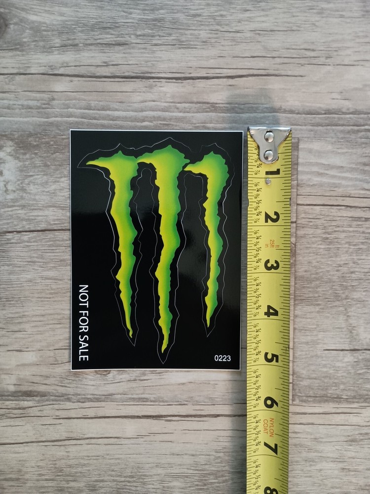10 Monster Energy Stickers Decals 5"x3.75"
