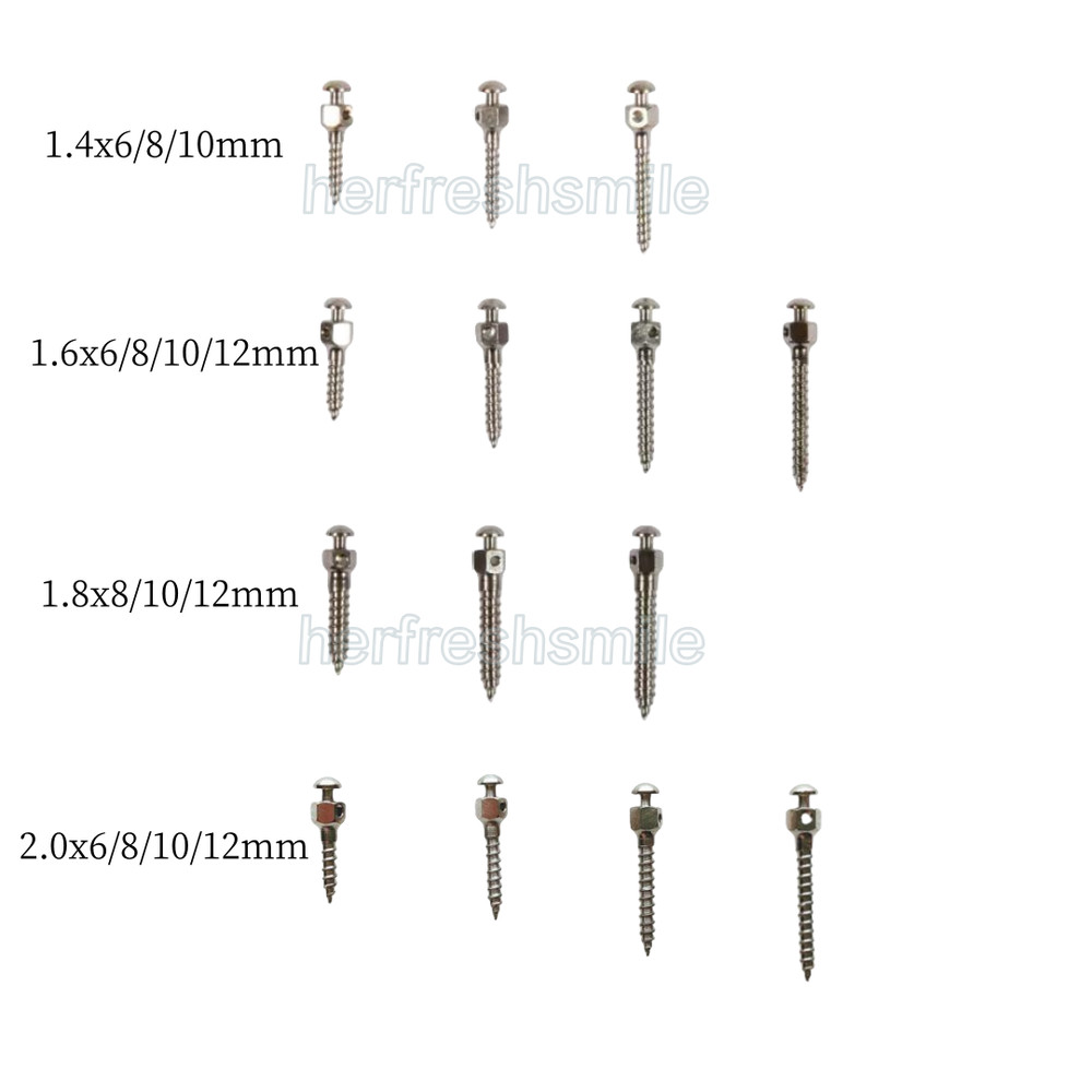 Dental Mini Screws 14 sizes Implants Bone Anchor Wrench Screwdriver Micro Screws