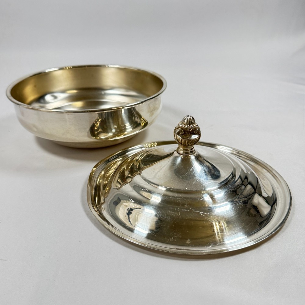 Vintage Covered Serving Dish Silver Plated (See Description)