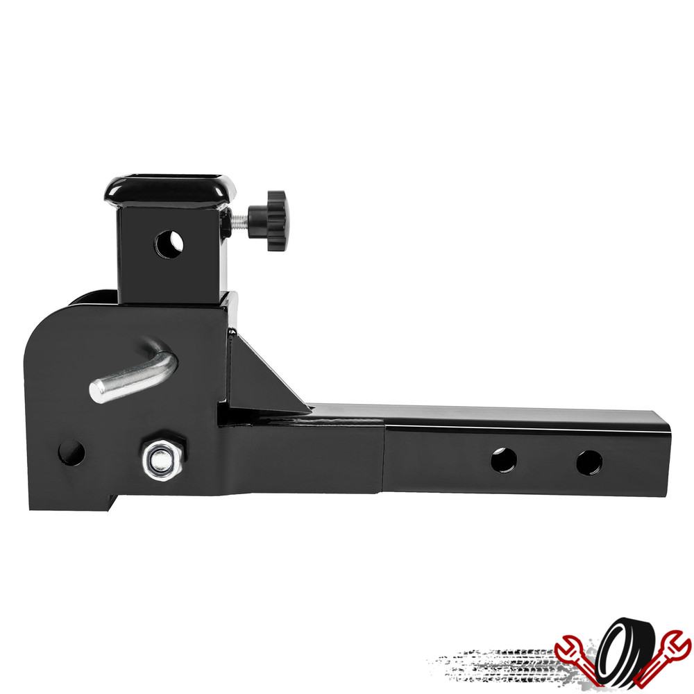 2" Folding Trailer Hitch Mount Shank Adapter foldable Cargo Wheelchair Carrier