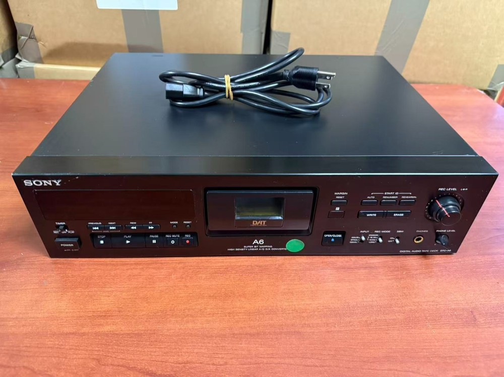SONY DTC-A6 DAT DIGITAL AUDIO TAPE DECK