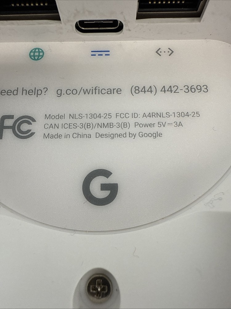 GOOGLE NLS-1304-25 WiFi System 1-Pack Router Replacement For Whole Home Coverage
