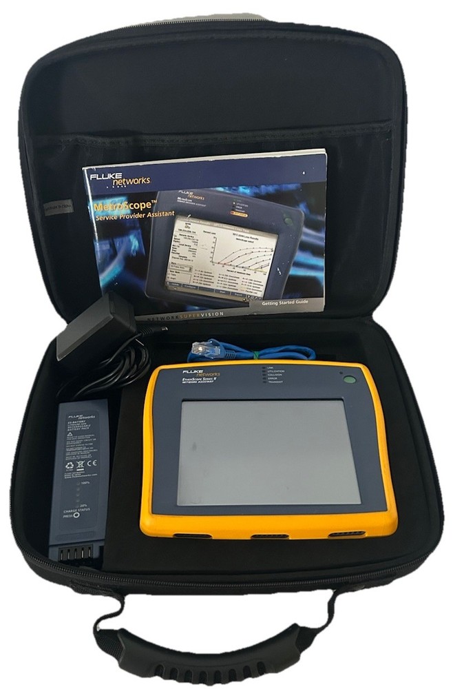 Fluke Networks EtherScope Series II Network Assistant-Case,Battery & Accessories