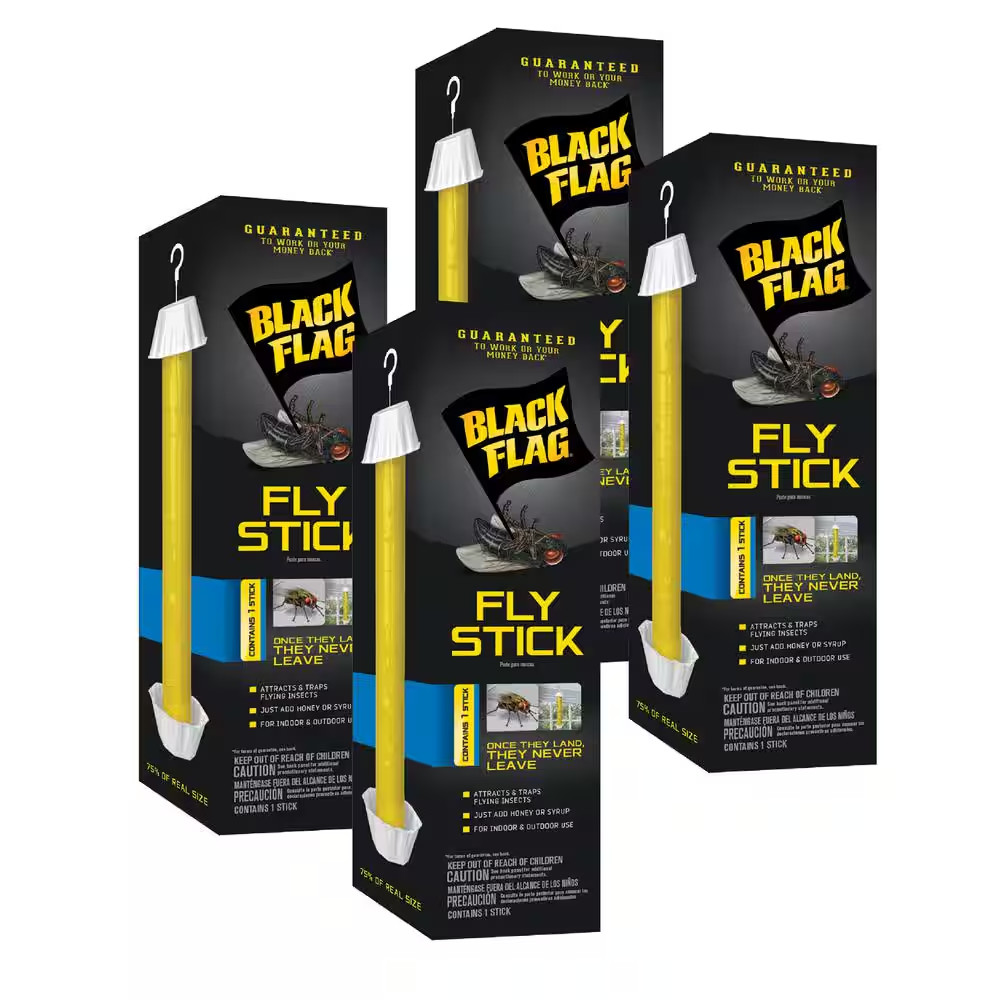 Fly Stick Insect Trap (4-Pack)