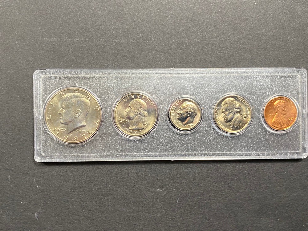 1987 Birth Year Set 5 Coins