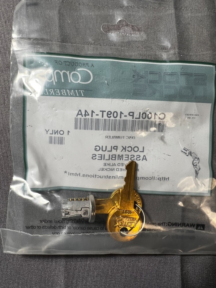 Comp X Lock Plug Assemblies C100LP-109T-14A