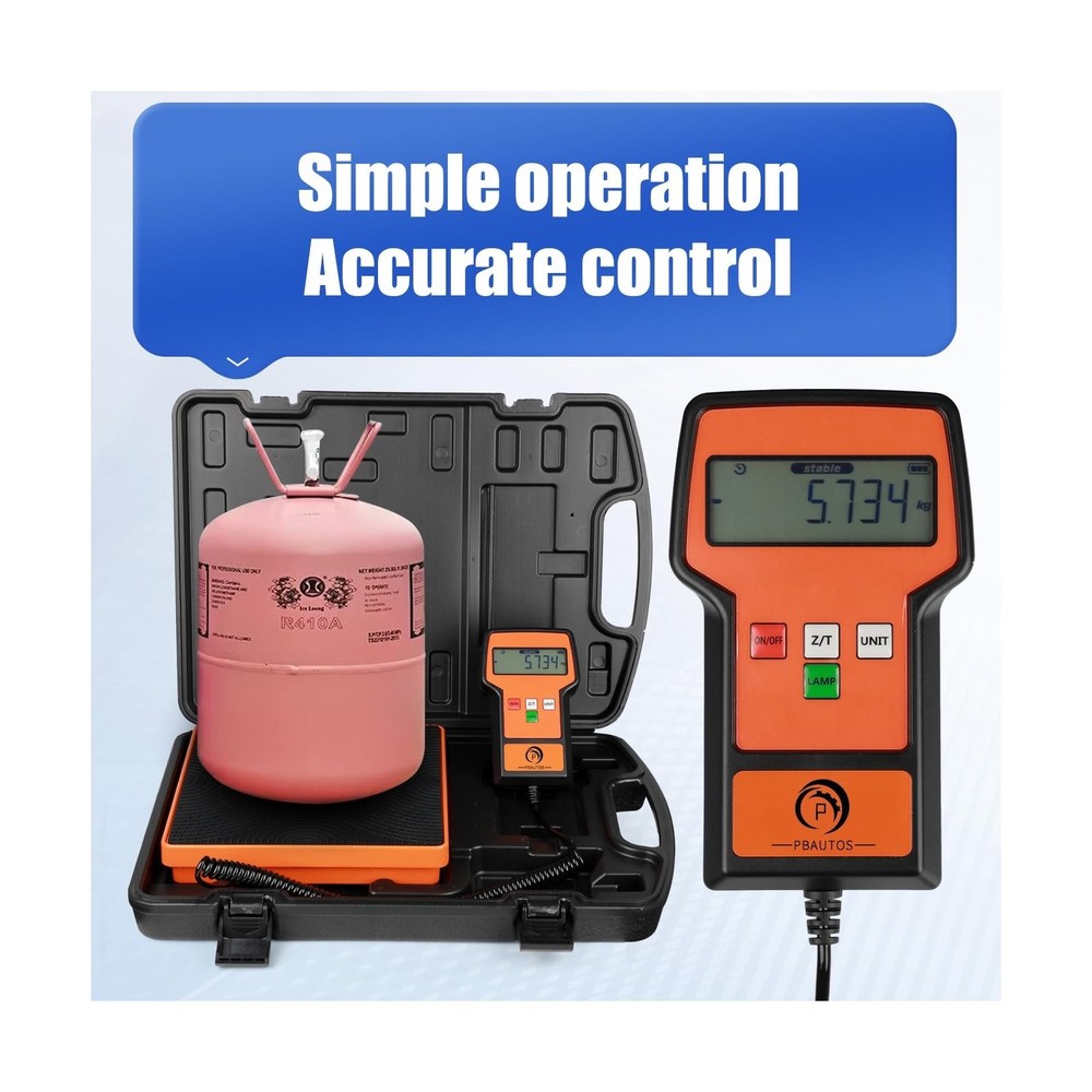 110LBS Electronic Digital Charging Weight Scale with Portable Cas...