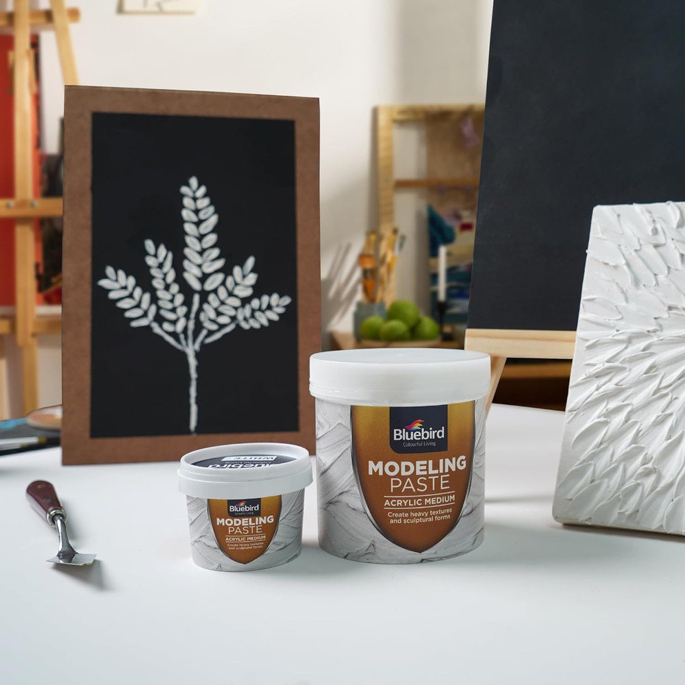Thick Modeling Paste White 28.2 Oz / 800Gm - High Density, Acrylic Medium for Te
