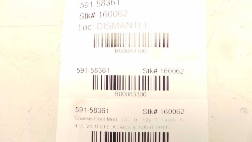 98-99 LEXUS LS400 ABS COMPUTER CONTROL MODULE ECM ASSEMBLY