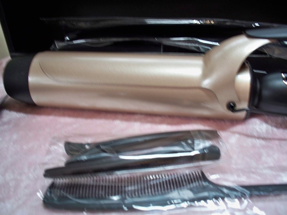 Magic Curl-2" Ceramic Iron 12 Temperature Settings-Dual Voltage By Mooqlizz NEW