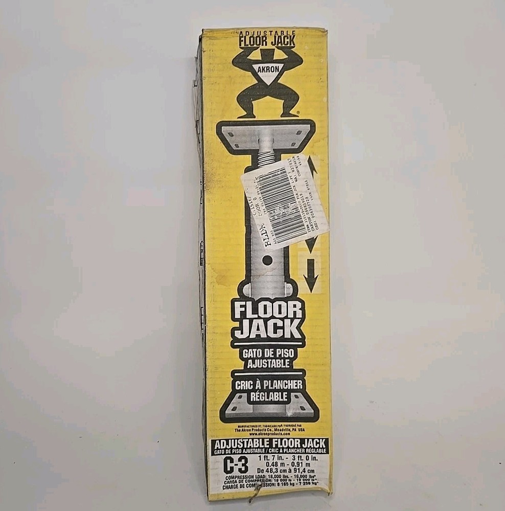 Akron Products C-3 Adjustable Floor Jack