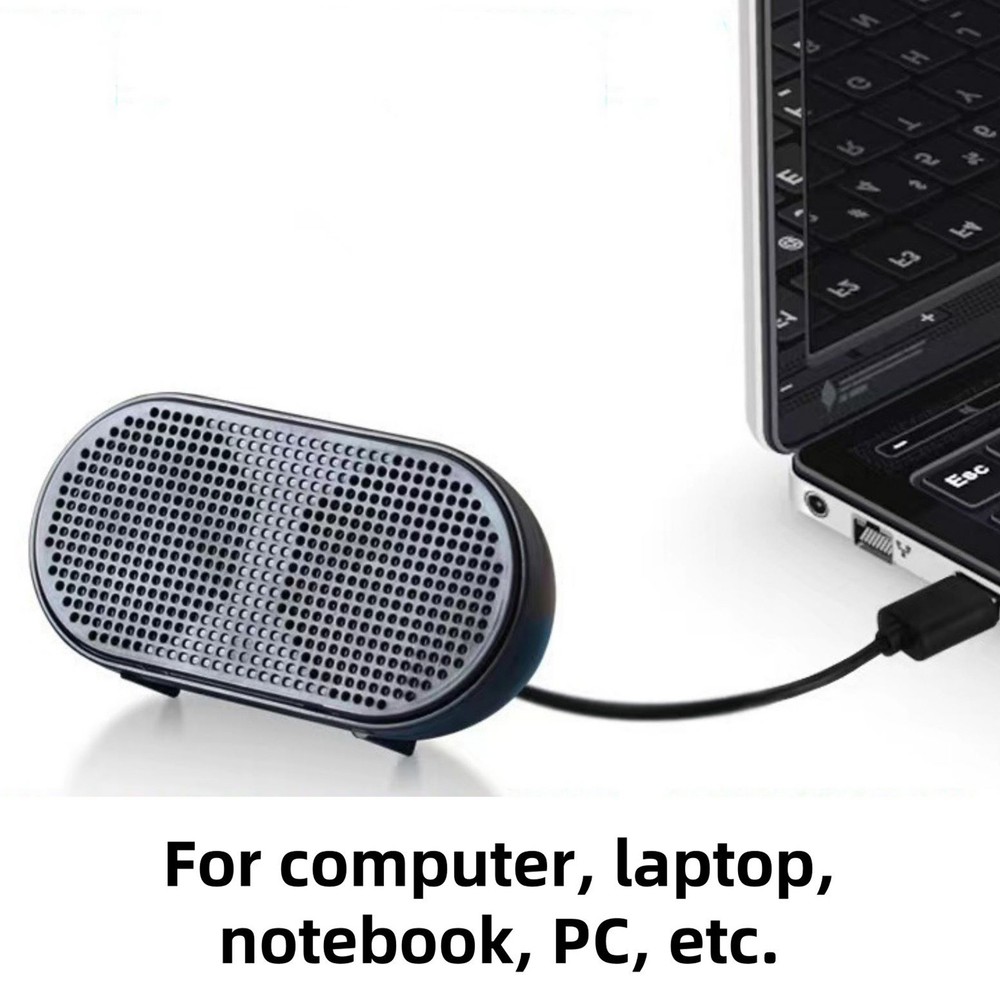For Computer/Laptop/Notebook/PS4 5V 6W USB Speaker Plug and Play Easy Operation