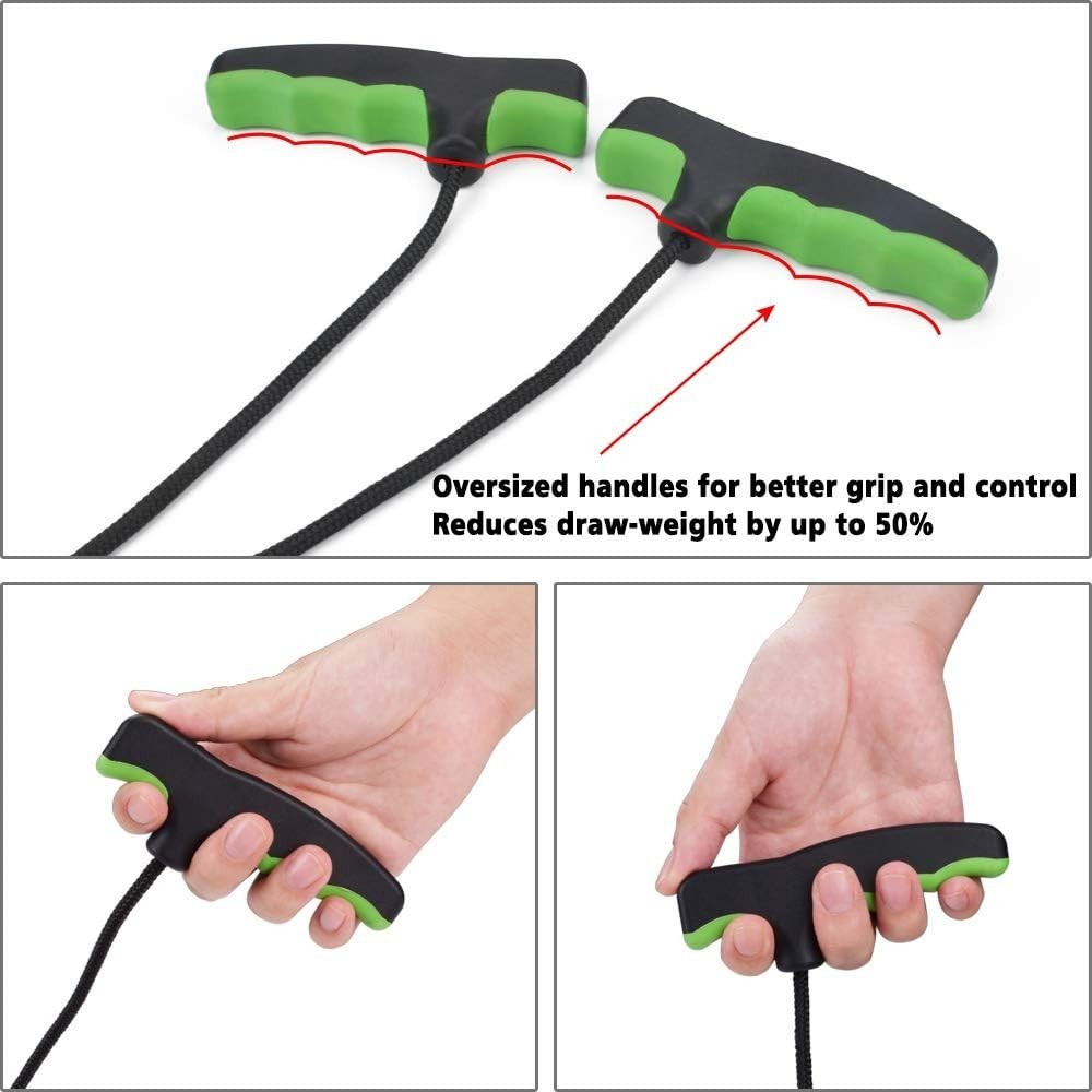 Crossbow Cocking Device Double Handle Rope Cocker Aid for Hunting and Shooting