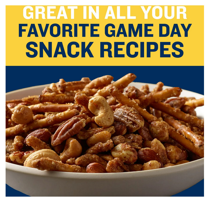 PLANTERS Honey Roasted Mixed Nuts, Party Snacks, Plant-Based Protein, 10 Oz Stee