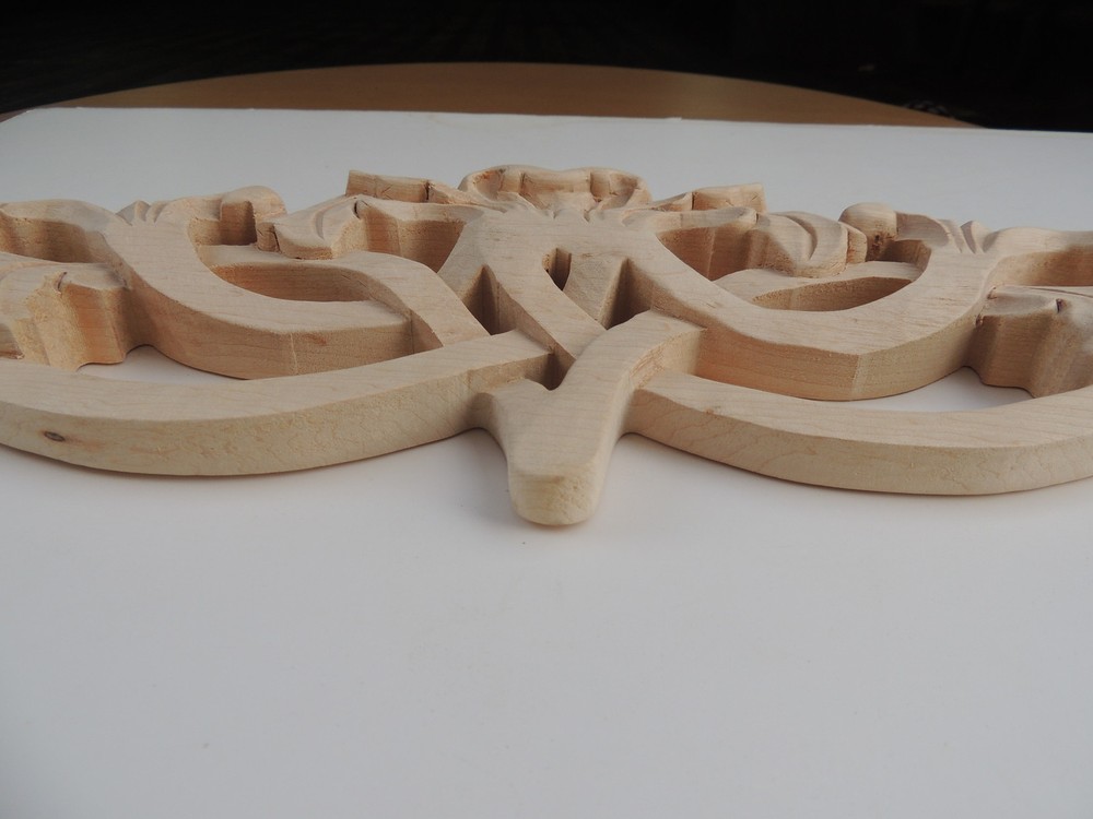 New Solid Maple Wood Ornaments Onlays~Woodworking~B-IM3000Maple~#9