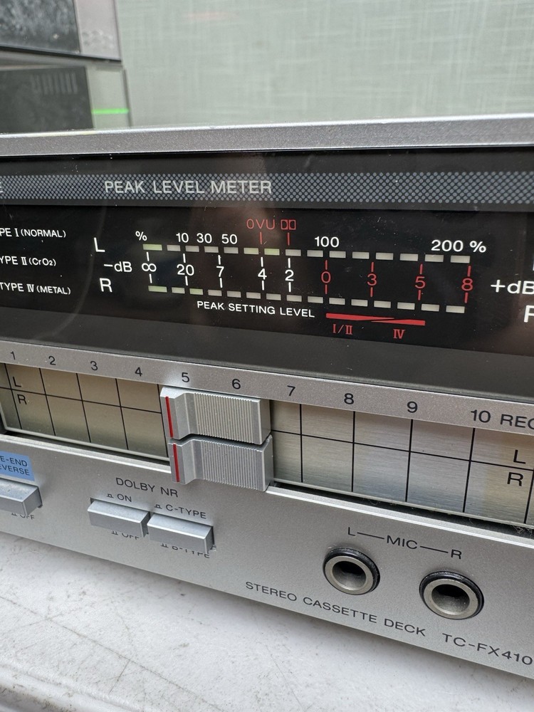 Sony TC-FX410R auto reverse cassette deck