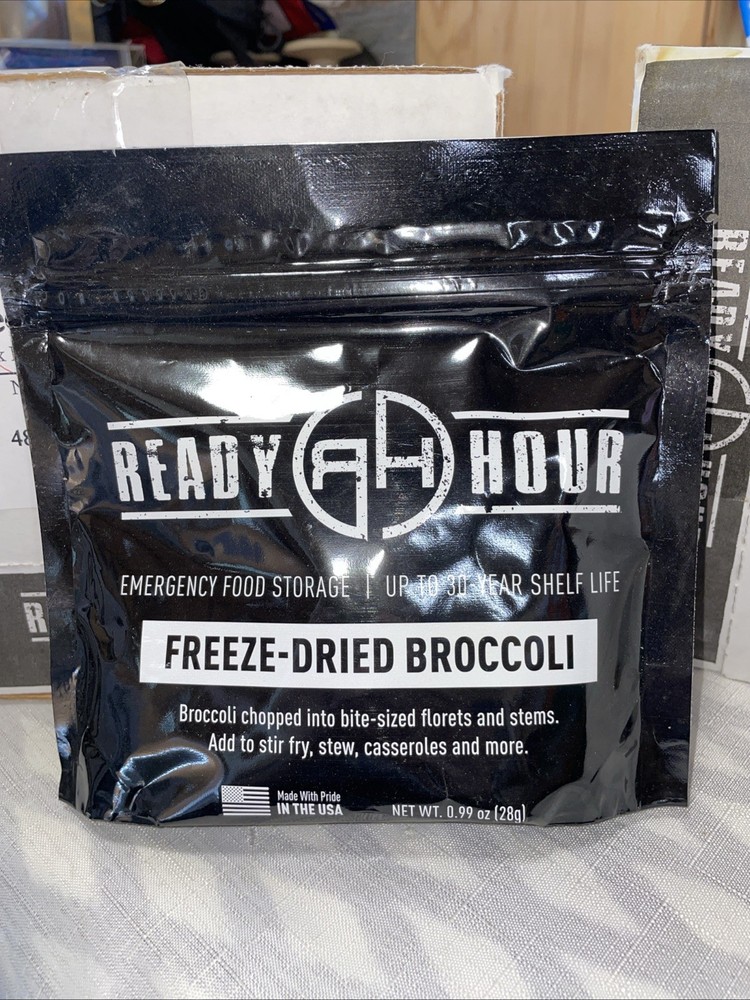 Ready Hour Emergency Food Freeze Dried Broccoli
