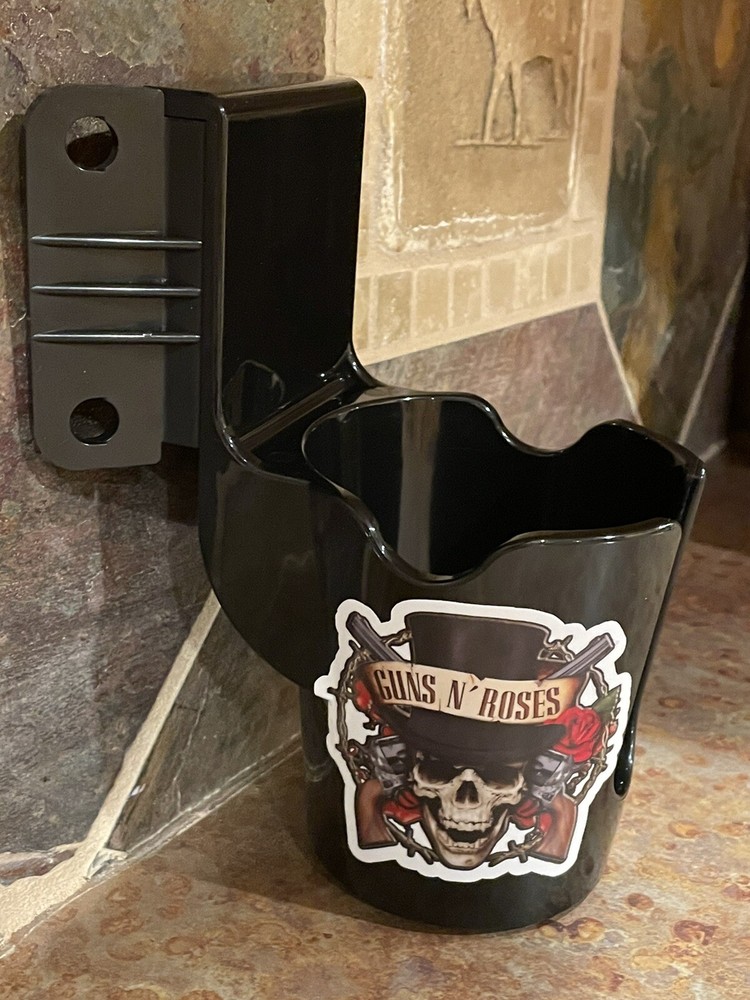 Jersey Jack Guns n Roses Pinball Machine Beverage Cup Holder GNR Mod Version 3