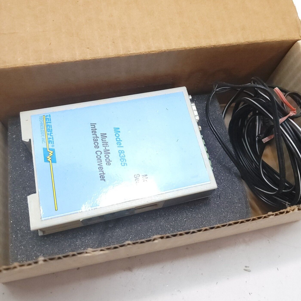 TELEYBTE MODEL 8365 MULTI-MODE INTERFACE CONVERTER