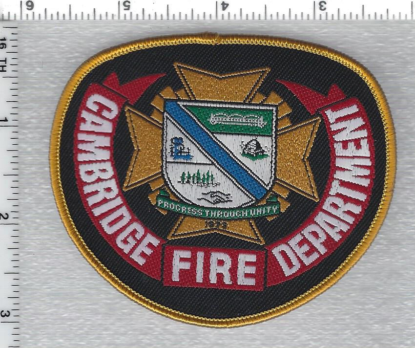 Cambridge Fire Department (Ontario, Canada) Silk Screen Shoulder Patch